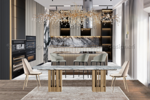 Коллаж. Кухня-столовая. Дизайн-концепт.