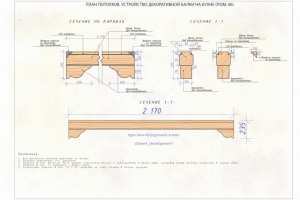 Декоративные элименты потолка