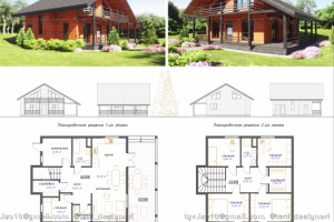 Типовой каркасный дом