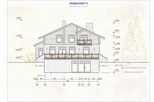 Фасад дома "Шале"