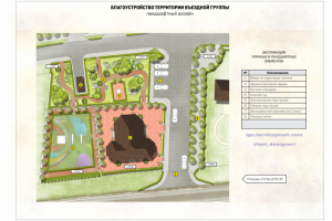 ГП благоустройства въездной группы. Коттеджный поселок