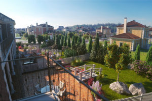 Благоустройство территории Таунхаусов. Коттеджный поселок