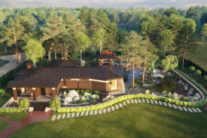 Визуализация ландшафта загородного участка