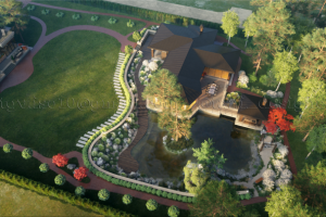 Визуализация ландшафта загородного участка