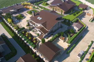 Визуализация участка №2. Коттеджный поселок