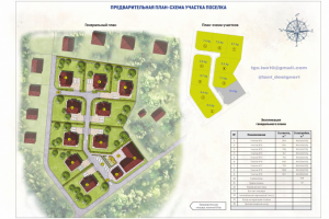ГП охраняемого клубного поселка на 9 домов