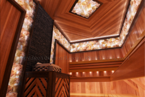 Дизайн сауны в банном комплексе