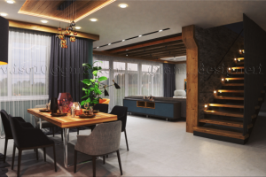 Дизайн столовой зоны. Загородный Дом.