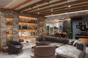 Дизайн гостиной. Загородный Дом.