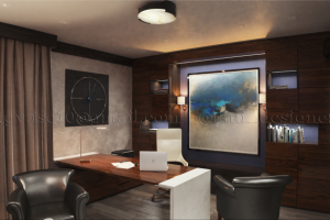 Дизайн кабинета. Загородный дом.