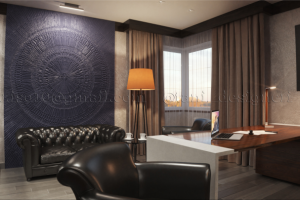 Дизайн кабинета. Загородный дом.