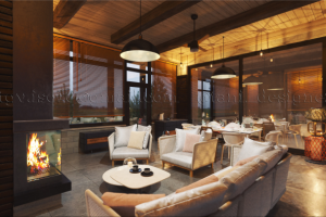 Дизайн закрытой террасы