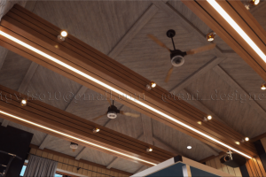 Дизайн спорт-зала/ кинотеатра. Вариант 1. Потолок