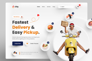 Landing page UI UX Design