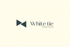 Логотип для магазина мужской одежды White Tie