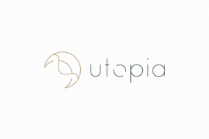 Логотип для книжного магазина Utopia