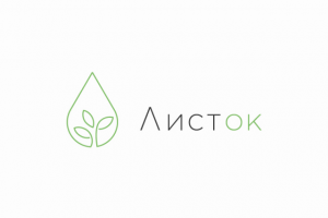 Логотип для магазина микрозелени  «Листок»