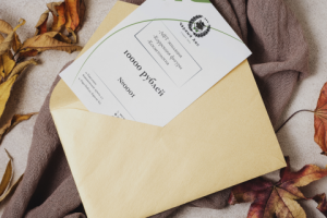 Сертификат для студии тела "Чёрный Лис"