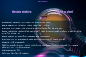 Простой сайт компании по электромонтажным работам