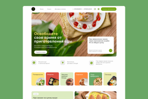 Разработка сайта доставки еды