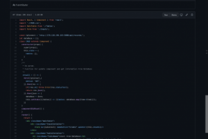CRUD Интерфейс на React.js