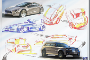 Скетчи автомобилей