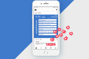 Анонс события в Instagram