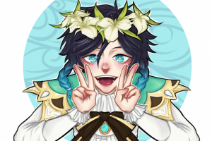 Арт по игре Genshin Impact