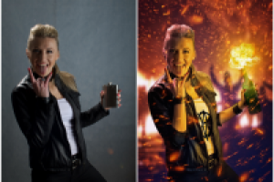 Полная замена фона и пост-продакшн