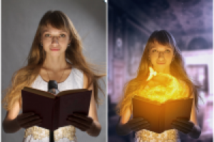 Полная замена фона и пост-продакшн