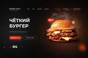 Концепт для бургерной