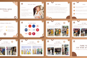 Дизайн для презентации рекламного агентства