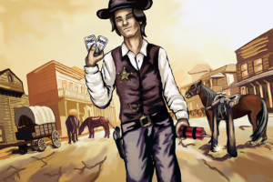 Портрет в стиле вестерн