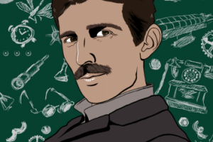 Портрет Николы Теслы