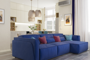 Кухня-гостиная для семьи из 4-х человек