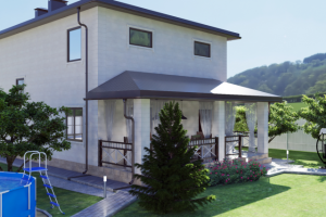 Моделирование дома для ландшафтного проекта