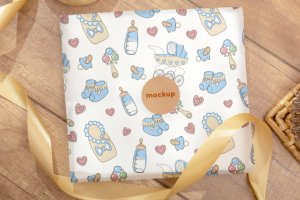 Детский паттерн для упаковочной бумаги