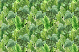 Бесшовный паттерн листья