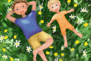 Мальчики на природе