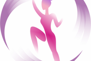 Логотип для тренера аэробики или фитнес-центра