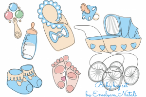 Сет на тему новорожденного