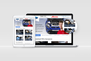 Веб-дизайн Landing Page: ford-novoch.ru