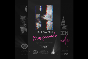 Halloween. Промо для выступления DJ'я в клубе.