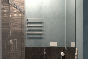 Интерьер душевой комнаты