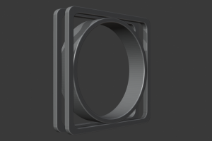 кольцо с камнем для печати на 3д принтере