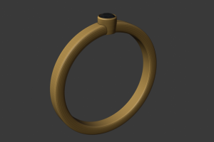 3D модель кольца для печати на 3D принтере