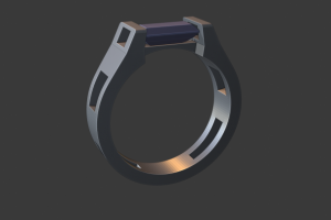 3D модель кольца для печати на 3D принтере