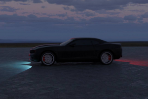 Chevrolet Camaro вид сбоку.