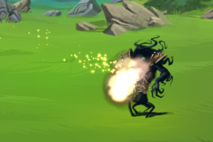 Программный эффект взрыва фаербола