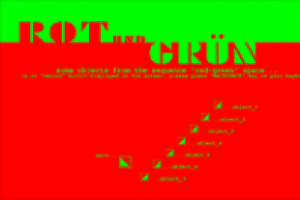 Арт проект "Rot und Grün"